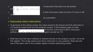 MODULE III - ARM architecture EMBEDDED SYSTEMS