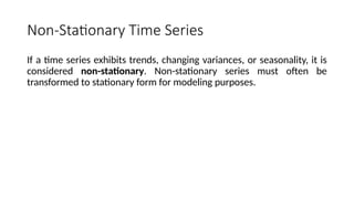 Stationarity in Time Series Data and the ADF Test | PPTX