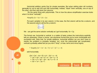 Module in solving polynomial | PPT