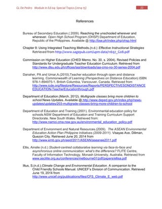 Module in Special Topics | PDF