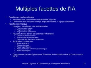 Module Intelligence Artificielle pour adolescent et jeune | PPT
