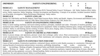 MODULE I SAFETY MANAGEMENT - Copy.pdfof fjenf | PDF