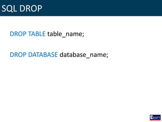DISE - Database Concepts