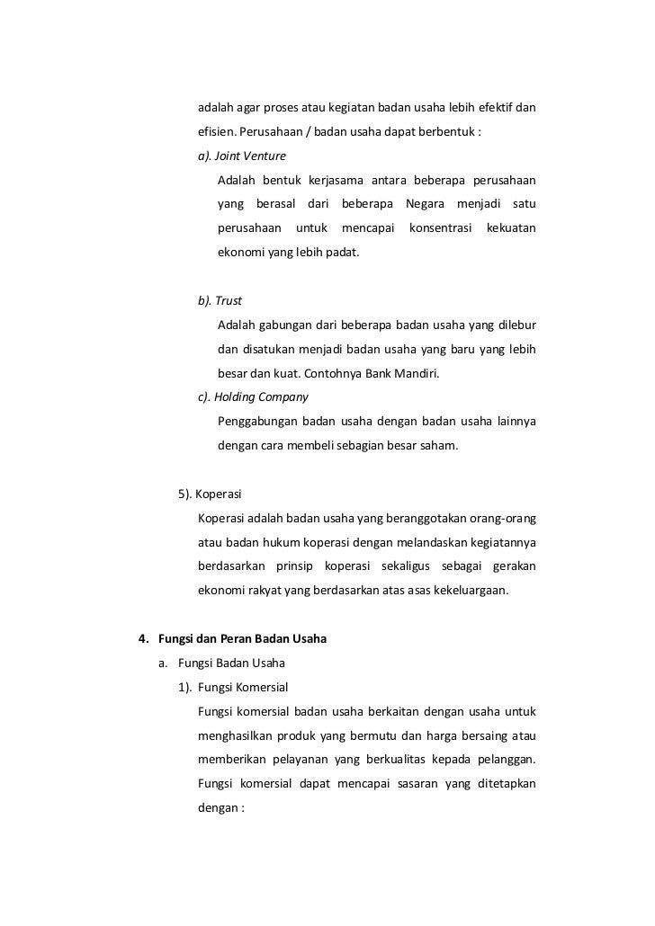 Modul 2 : Badan Usaha