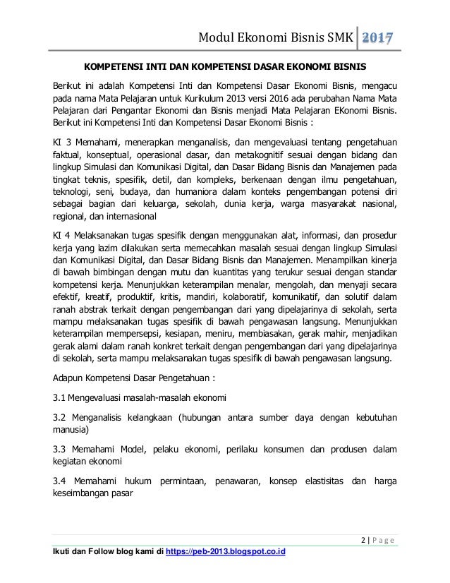 materi ekonomi bisnis kurikulum 2013 materi ekonomi bisnis kurikulum 2013