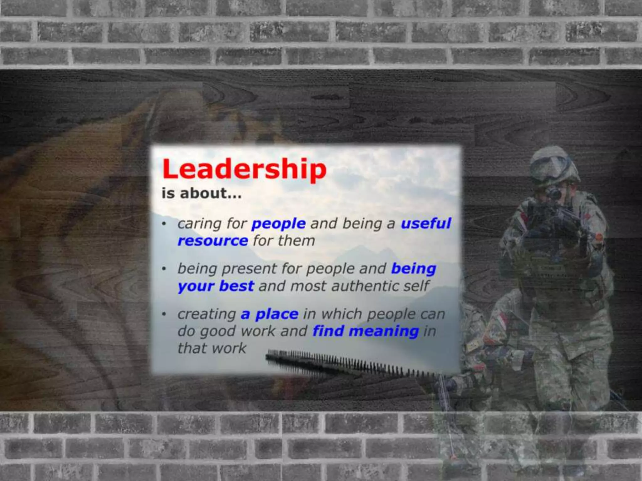 Module Military Leadership | PPTX