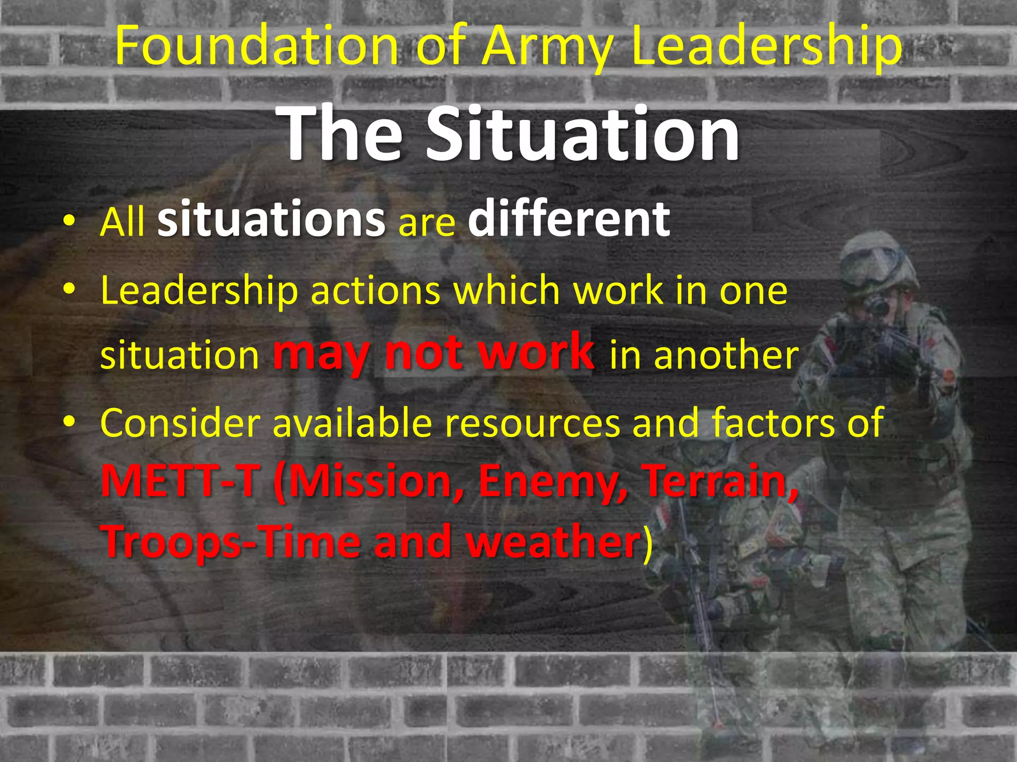 Module Military Leadership | PPTX