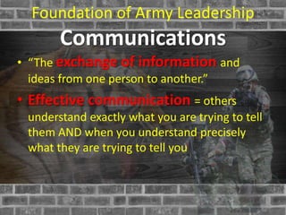 Module Military Leadership | PPTX