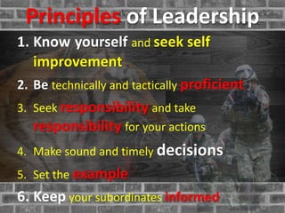 Module Military Leadership | PPTX