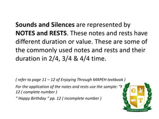 Rest Example Mapeh Module music 5 1 q | PPTX