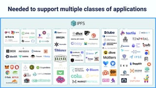 Needed to support multiple classes of applications
 
