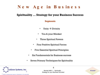 Spirituality ... Strategy for Business Success! | PPT