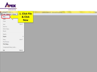 noaa/HAH
1. Click File
& Click
New
 