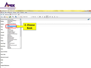 noaa/HAH
2. Choose
Book
 