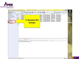 noaa/HAH
3. Rename the
Groups
 