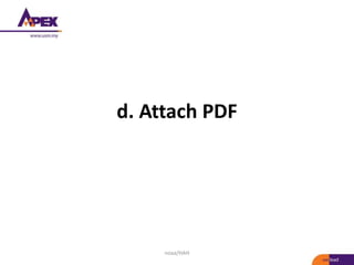 d. Attach PDF
noaa/HAH
 