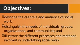 Module no.6- The Clientele of Social Work.pptx