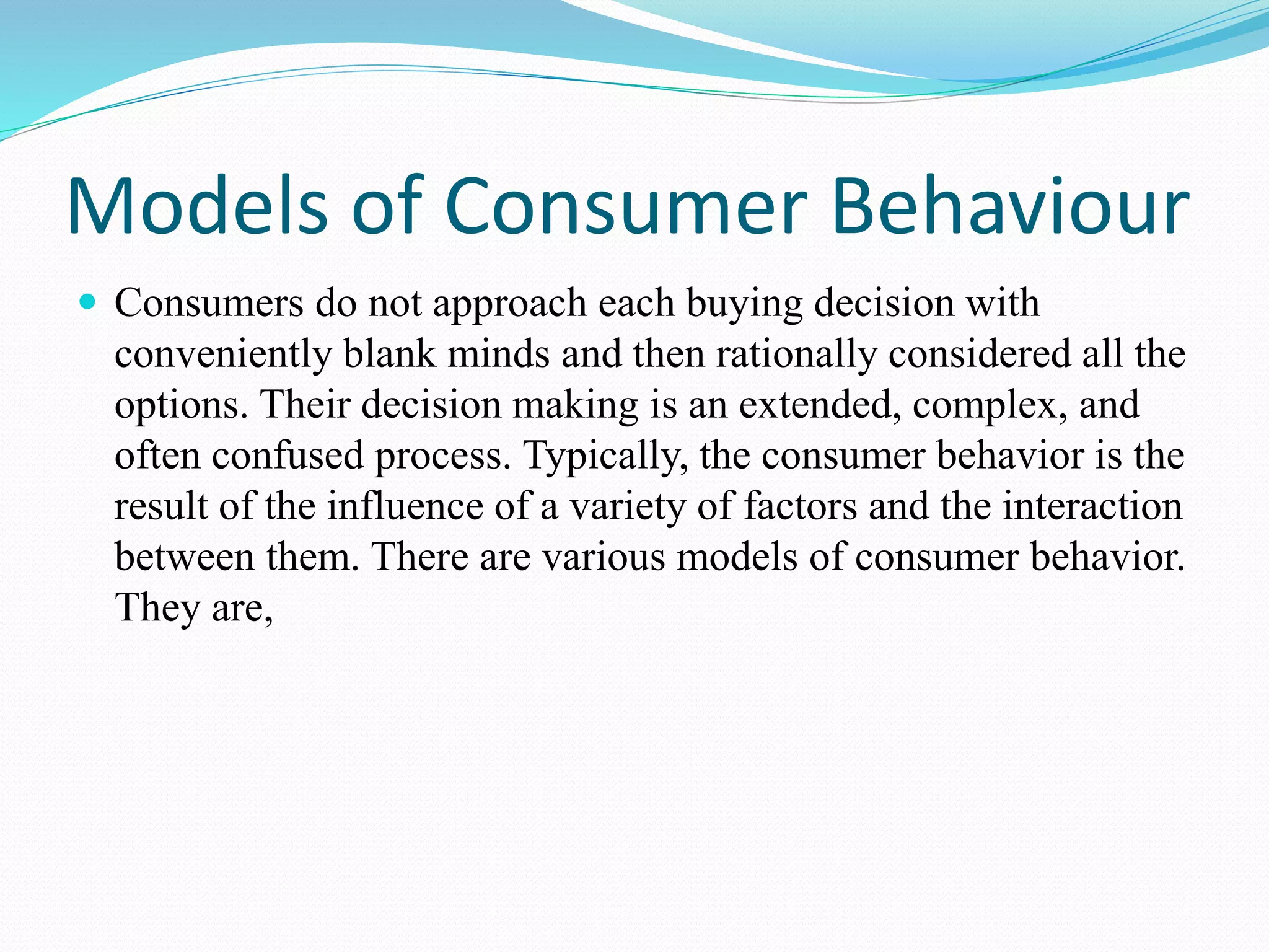 Module Of Consumer Behaviour Ppt Module Of Consumer Behaviour Ppt
