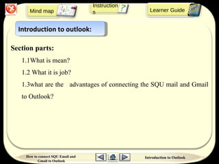 Module On How To Connect Squ Mail And Gmail With The Outlook | PPT