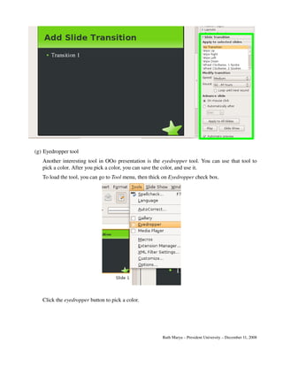OpenOffice.Org Impress Tutorial