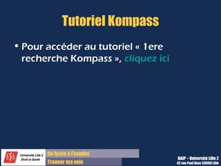 Du diplôme à l’emploi,
Franchir le pas
Bureau d’Aide à l’Insertion Professionnelle
42 rue Paul DUEZ -59000 LILLE
S’informer sur le secteur économique
Où se situent
les emplois ?
Quelles sont
les entreprises
du secteur ?
Quelles sont
les entreprises
en développement ?
Quelles sont
les tendances
du marché ?
Quelles sont
les entreprises
qui recrutent ?
Questions
clefs
Si votre métier est spécifique à un secteur économique, vous vous devez d’être au fait
de son évolution pour y trouver des opportunités. Sinon, il faut repérer les secteurs qui
vous intéressent le plus ou qui sont les plus dynamiques.
• Consultez les dossiers « activités économiques » de l’APEC
• Multipliez les sources d’information
 