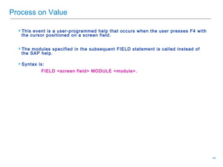 Module pool programming | PPT