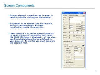 module pool program using single screen to display ... Module pool programming | PPT