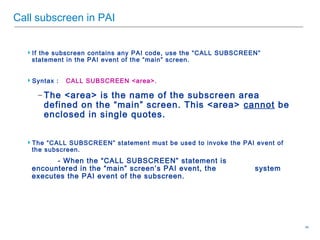 Module pool programming | PPT