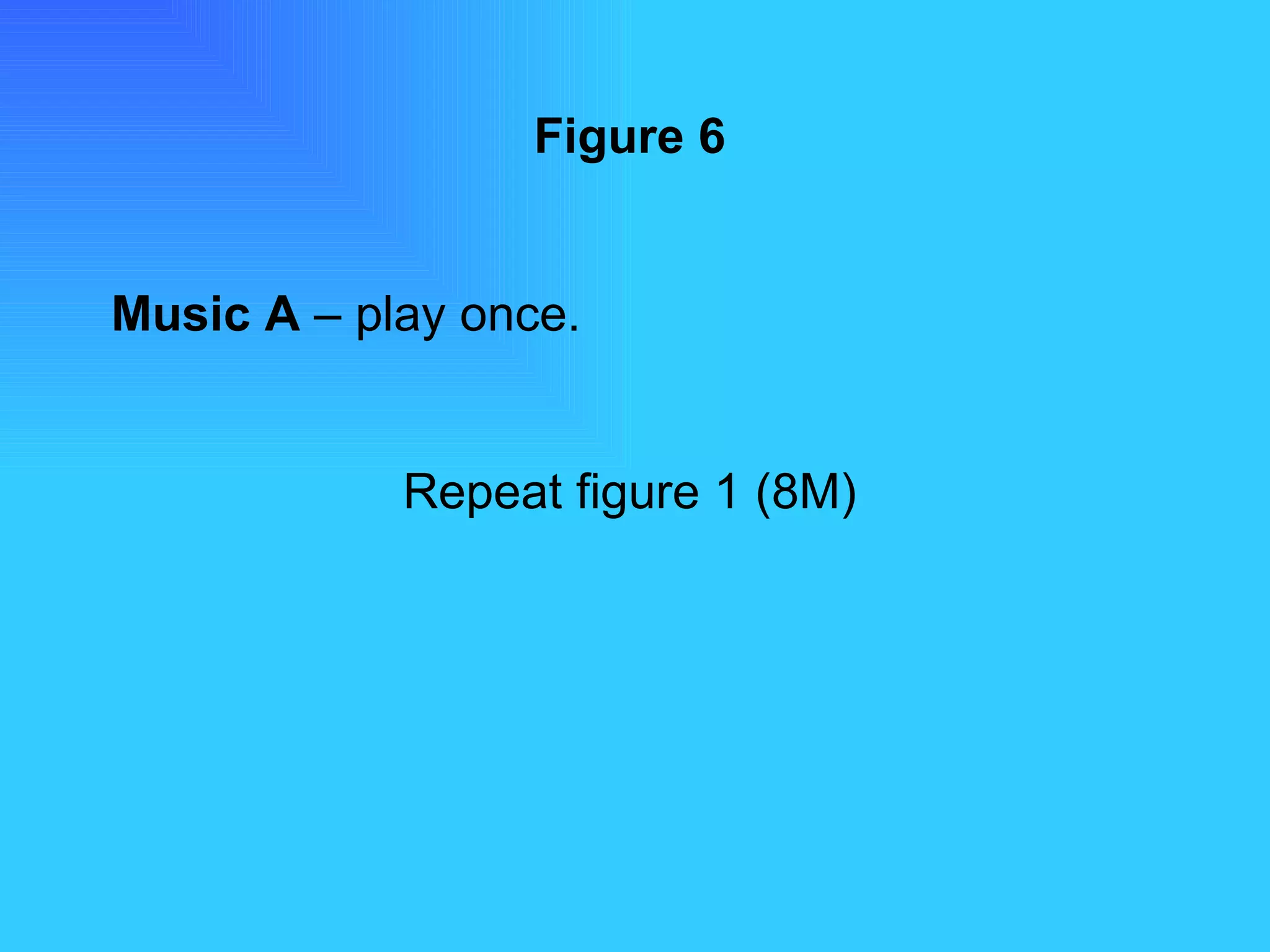 Figure 6   Music A  – play once. Repeat figure 1 (8M) 