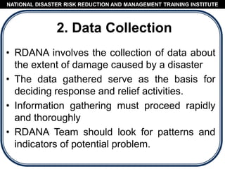 Rapid Damage and Needs Analysis on DRR Management | PDF