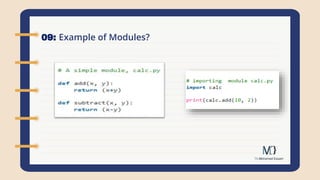Modules | PPT