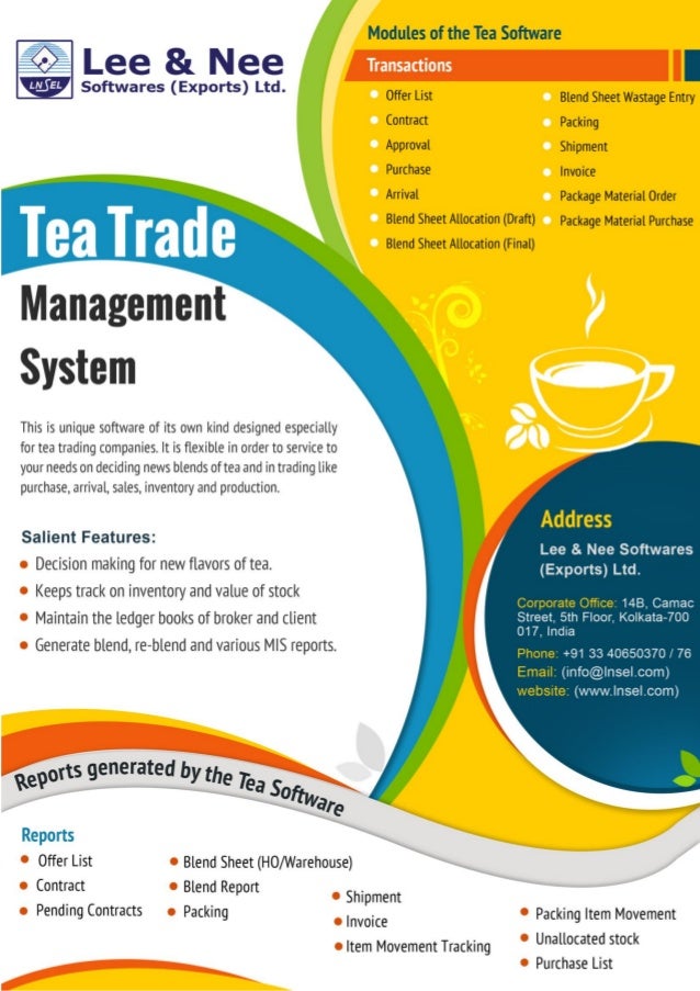 Tea Trade Management System