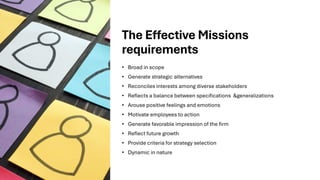 Module 2 Developing Vision, mission and values | PDF