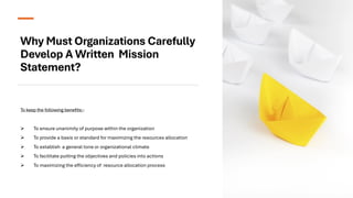 Module 2 Developing Vision, mission and values | PDF