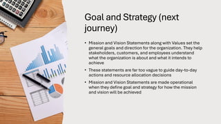 Module 2 Developing Vision, mission and values | PDF