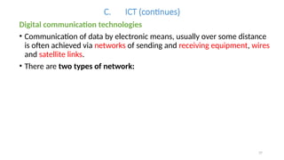 Ict Computer Networks Comprehensive Overview of Computer Networks and ICT Fundamentals | PPTX
