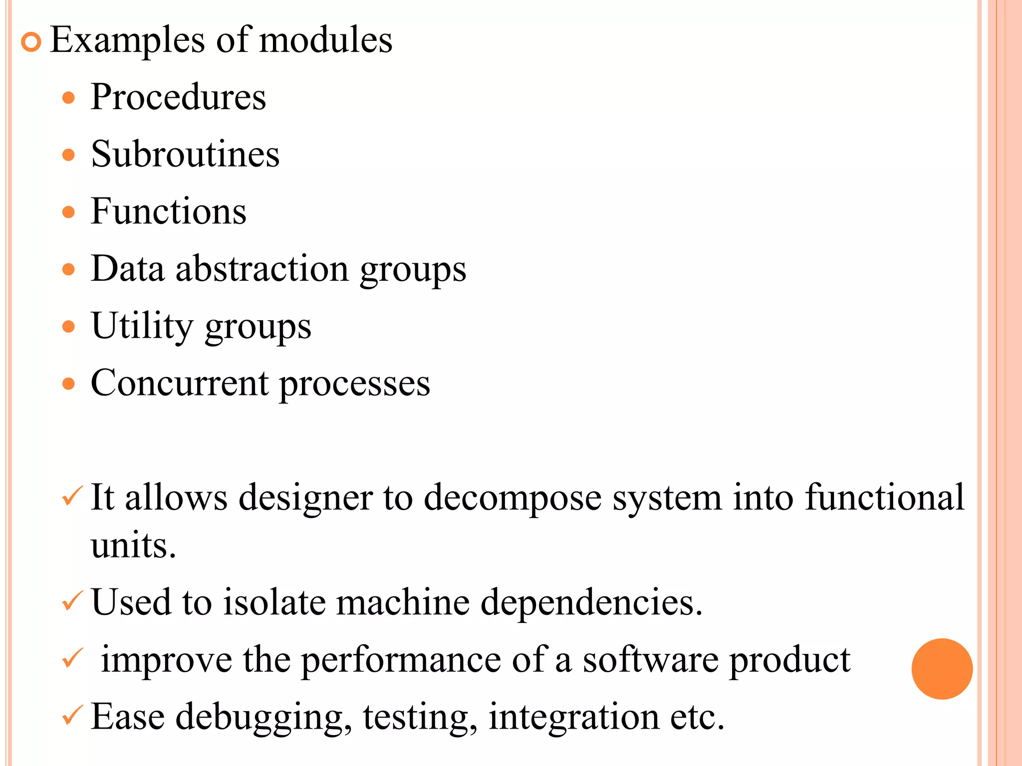 Modules and modularization criteria | PPTX | Programming Languages ...