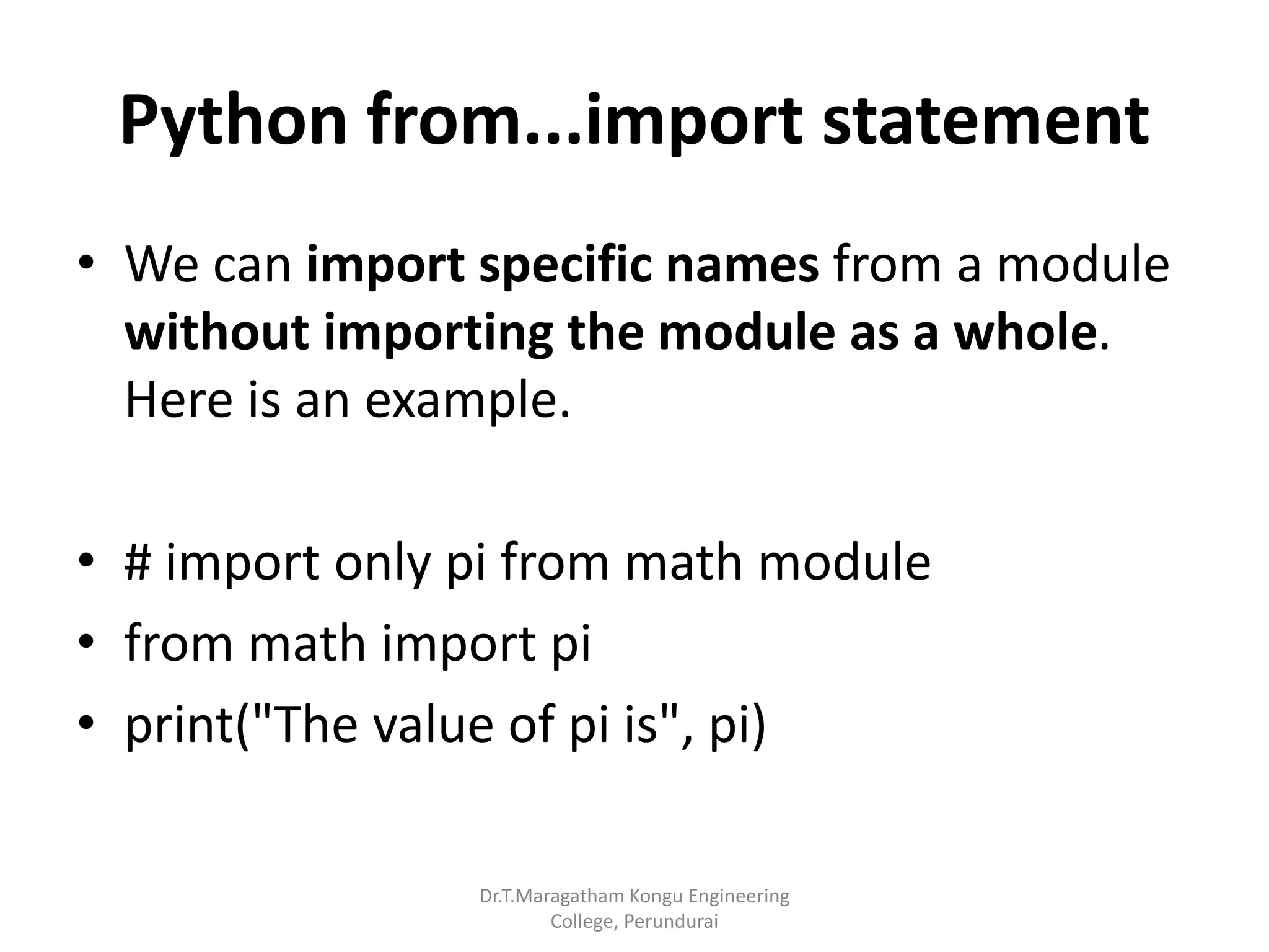 Modules and packages in python | PPT