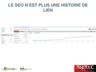LE SEO N’EST PLUS UNE HISTOIRE DE
LIEN
 