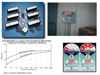 Figure 2.3 Standard vs High Efficiency Motors
 