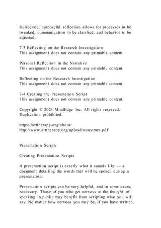 Module seven presenting social science concepts and research | DOCX