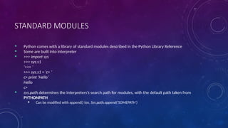 modules&packages in python.pptxbbvbbvvvv | PPTX