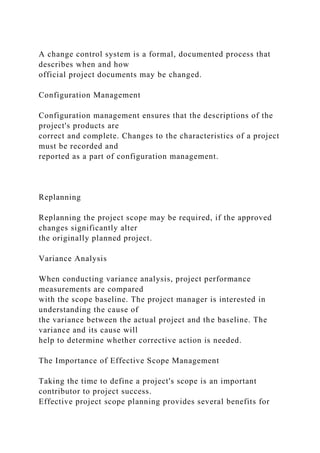 Module Three Project Scope, Planning, and Time Management.docx