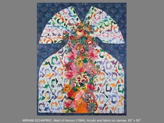 AcrylicAcrylic - is a mixture of pigment and a plastic vehicle that can be thinned with water. Advantages of acrylic paint over oil paint:No messy solvents – water cleanup.Can be used on a variety of surfaces.Surfaces don’t need special preparation. Stays flexible - no crackingNo yellowing or darkening with age