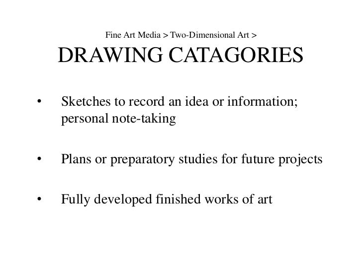 TwoDimensional Fine Art Media