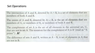 Set Operations
Ac
 