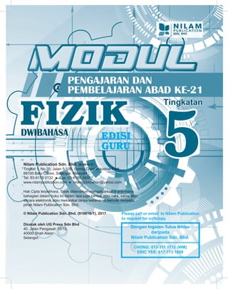 Modul F5 Edisi Guru Fizik