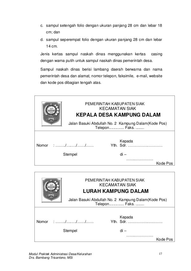 Modul format buku register