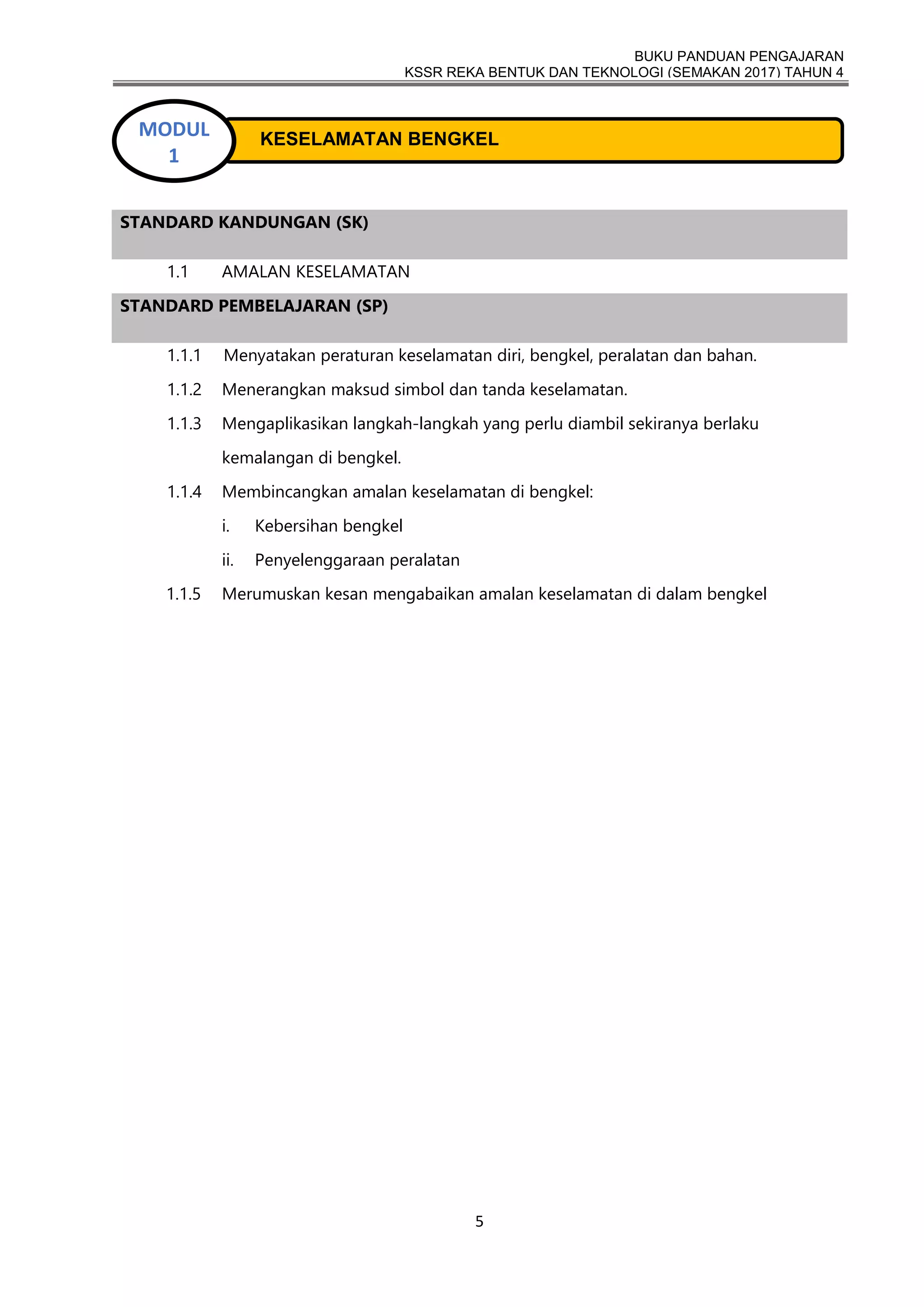 Buku Panduan Pengajaran RBT Tahun 4 Semakan 2017 | PDF