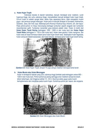 Tabel 4.1 Beberapa Taman Nasional, suaka alam dan suaka margasatwa di Indonesia. 